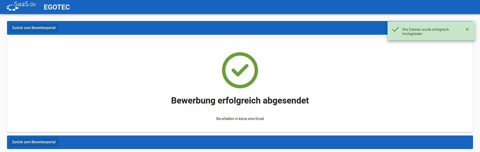 Bewerben absenden
