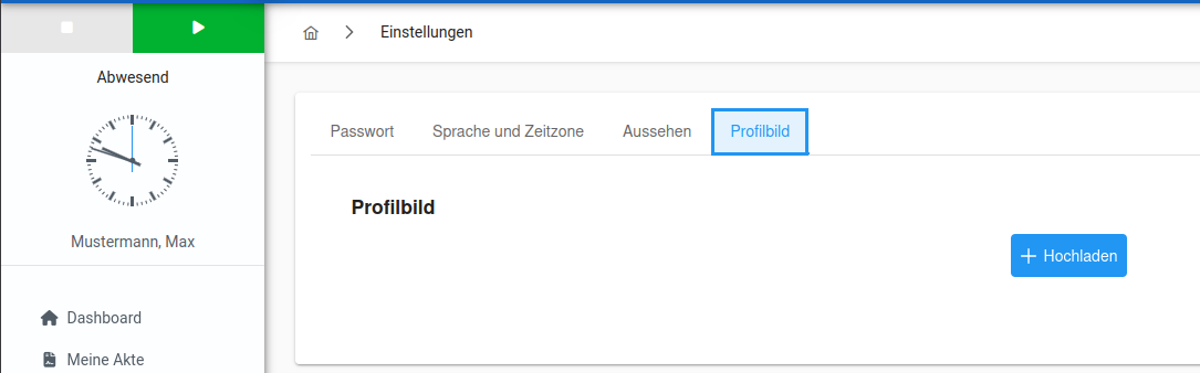 Profilbild auswählen