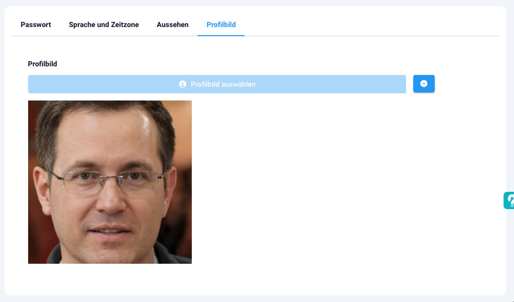 Profilbild auswählen