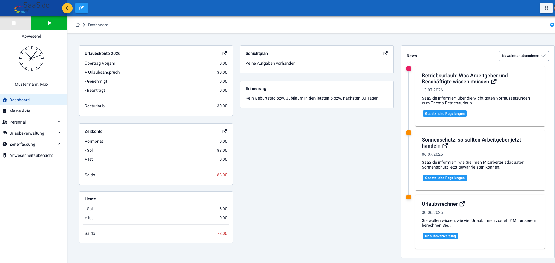 Dashboard - Zusammenfassungsbild