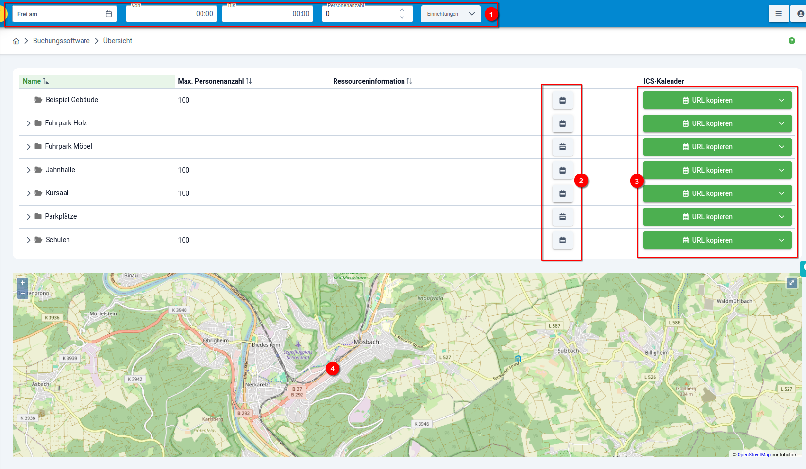 1 Buchungssystem - Übersicht 1 Buchungssystem - Übersicht