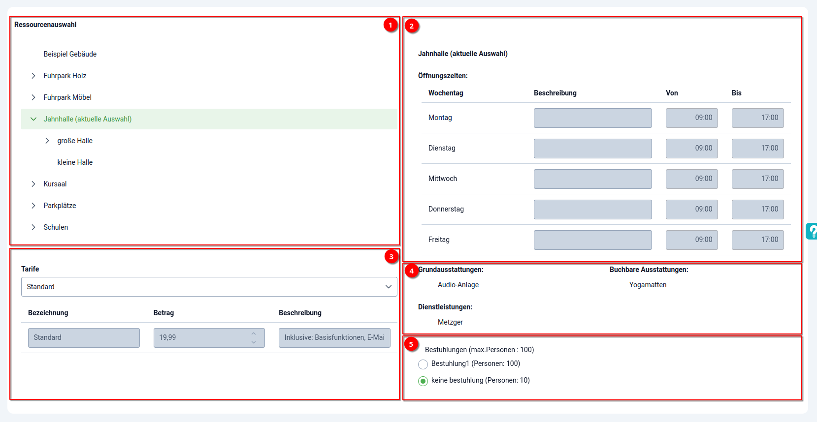 1 Buchungssystem - Schritt 2 1 Buchungssystem - Schritt 2