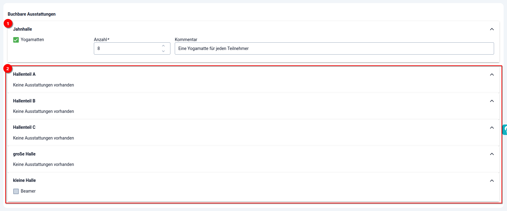 2 Buchungssystem - Schritt 3 2 Buchungssystem - Schritt 3