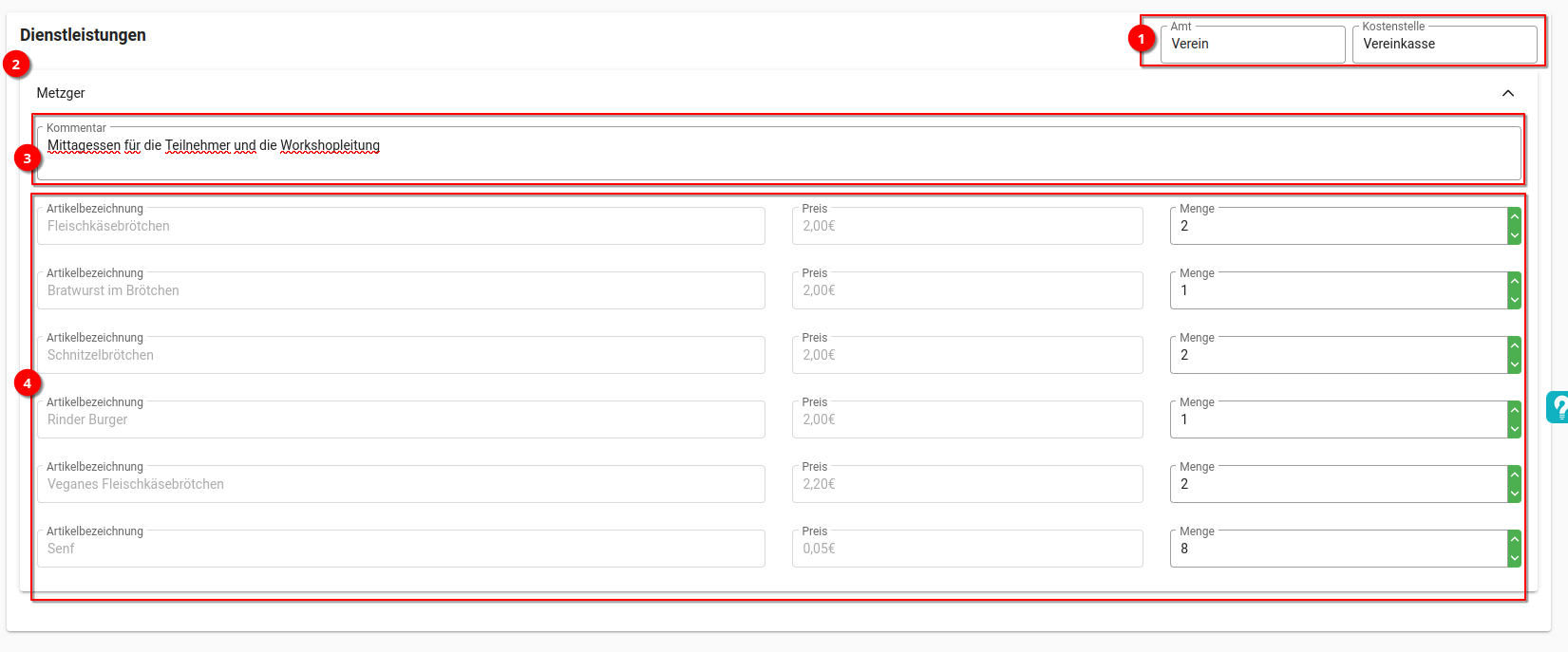 3 Buchungssystem - Schritt 4 3 Buchungssystem - Schritt 4