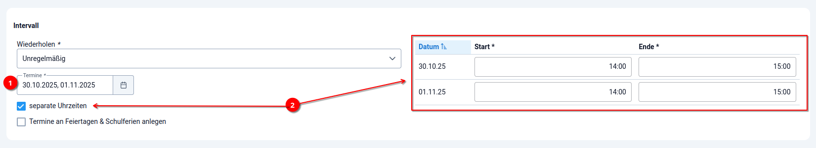 Buchungssystem - 3 Schritt 2.3 Buchungssystem - 3 Schritt 2.3