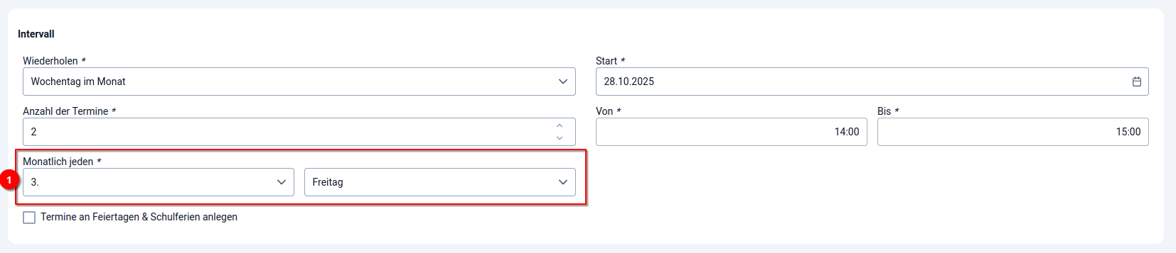 Buchungssystem - 4 Schritt 2.4 Buchungssystem - 4 Schritt 2.4