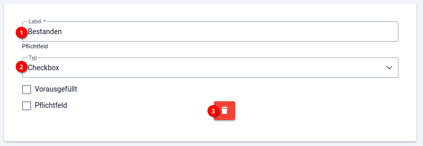 3 Buchungssystem - Formular erstellen - Feldeditor 1