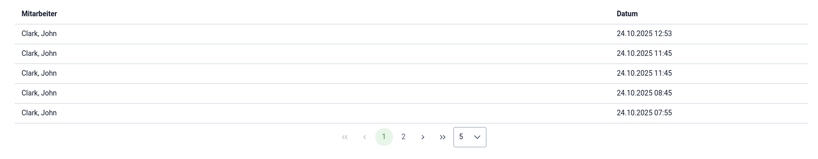 6 Buchungssystem - Buchbare Dienstleistungen erstellen - Verlauf