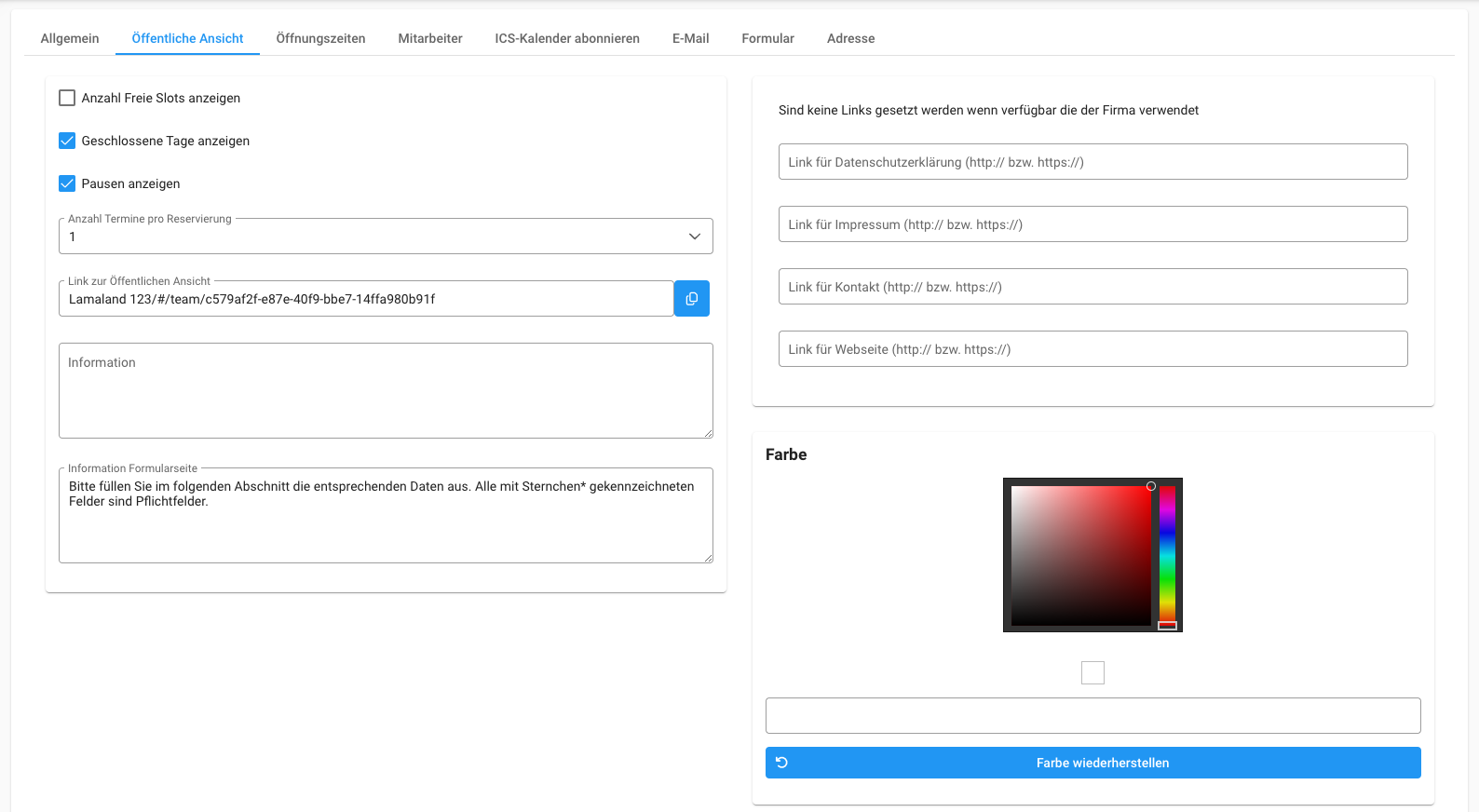 Termine Öffentliche Ansicht Termine Öffentliche Ansicht