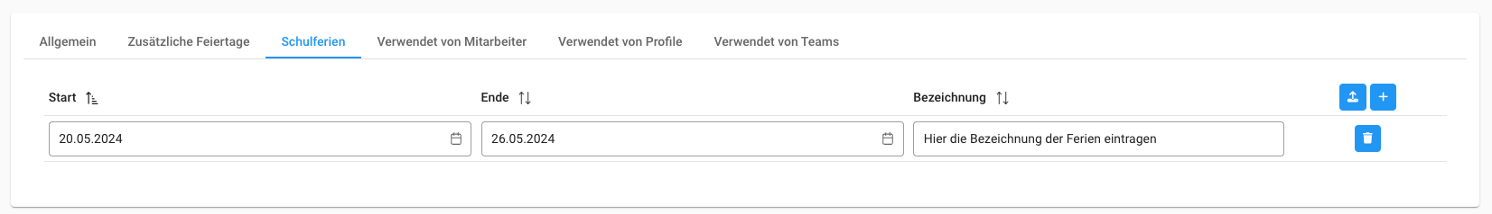Feiertagskalender erstellen:bearbeiten - Schulferien Feiertagskalender erstellen:bearbeiten - Schulferien