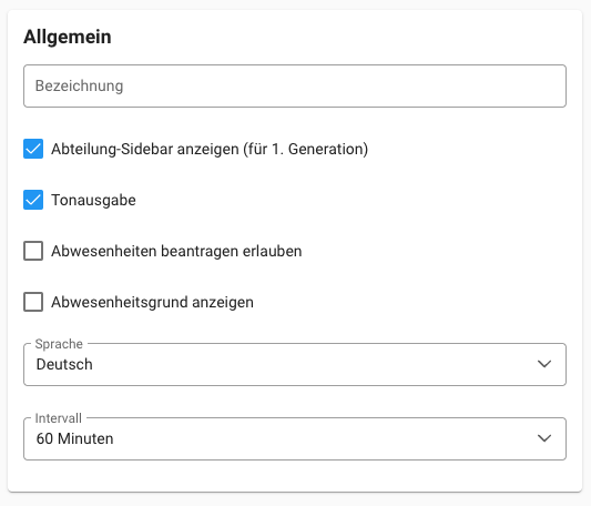 Stechuhr - Allgemein Stechuhr - Allgemein