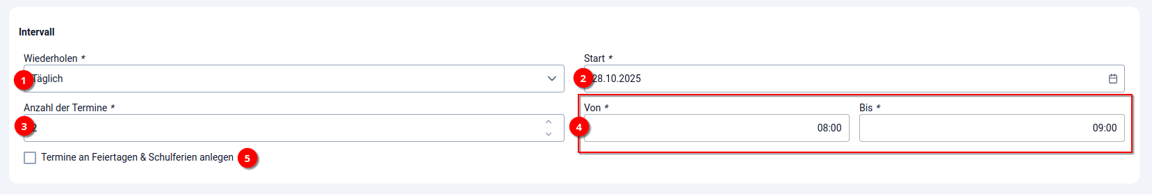Buchungssystem - 1 Schritt 2.1