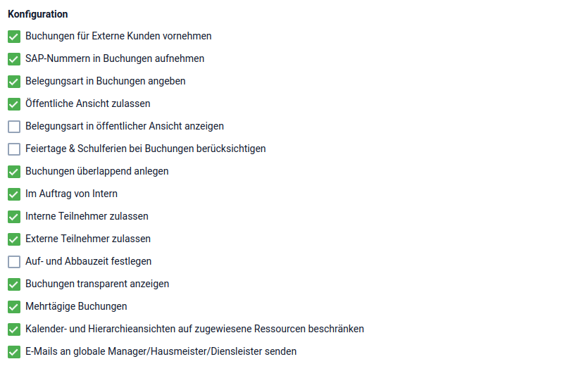 2 Buchungssystem - Allgemein 2