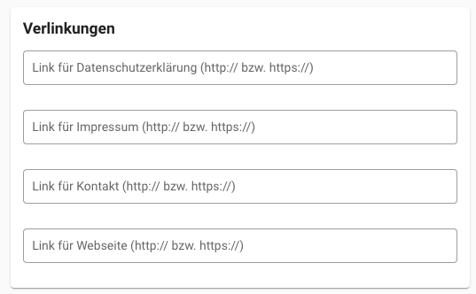 Firma - Verlinkungen Firma - Verlinkungen